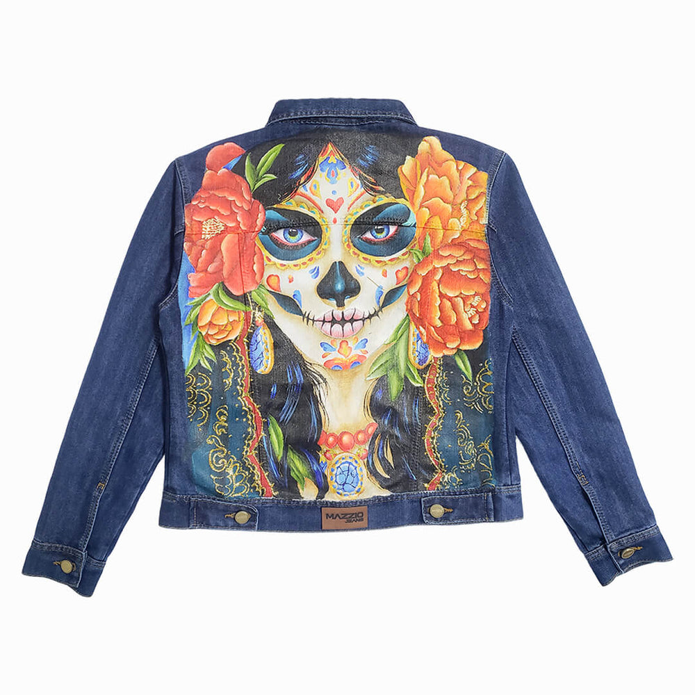 Chaqueta Jean Mujer Pintada a – MAZZIO JEANS